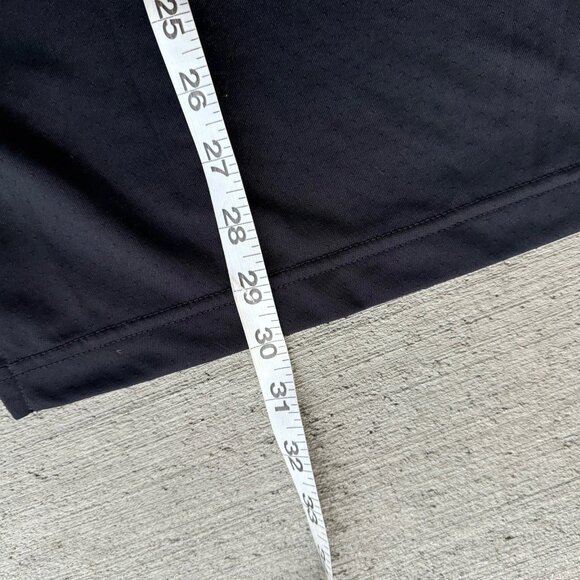 Extracurricular Men’s Polo Shirt Medium Black Blue Trim Athletic Stretch - Picture 5 of 5